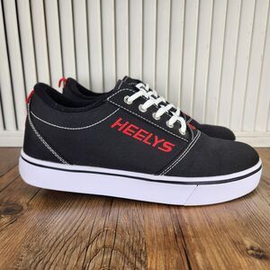 Heelys Pro 20 Wheeled Sneakers Mens Size 8 Black Red White Skate Shoes HE100757